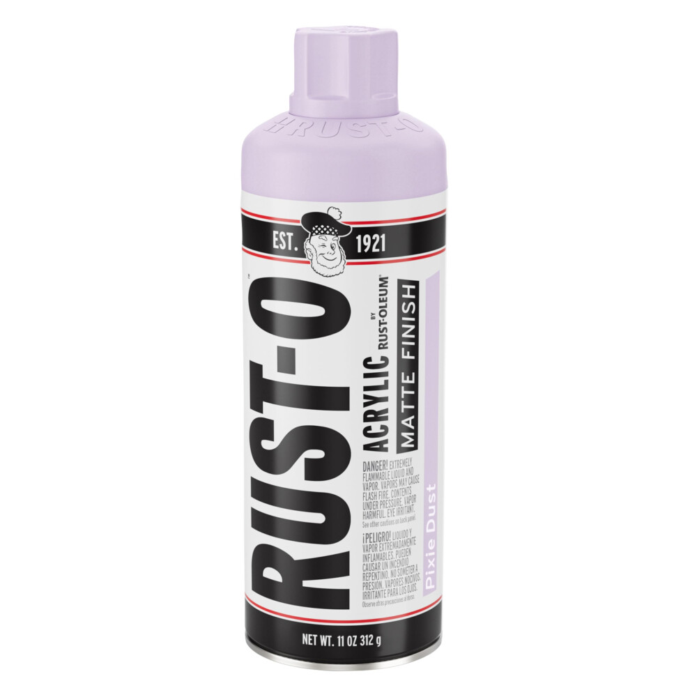 Rust-Oleum Rust-O Acrylic Artist Spray Paint  11 oz  Matte Pixie Dust