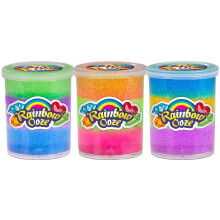 JA-RU Rainbow Slime for Kids with Container (3 Units) Neon Colored Rainbow Putty for Kids. Stress Relief Therapy Toys. Sensory Bin Filler & Bulk