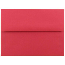 JAM PAPER A6 värilliset kutsukuoret - 4 3/4 x 6 1/2 - punainen kierrätetty - 100 kpl / pakkaus