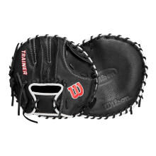 Wilson 11 First Base Training Baseball Mitt - H?jreh?ndskast Sort/R?d