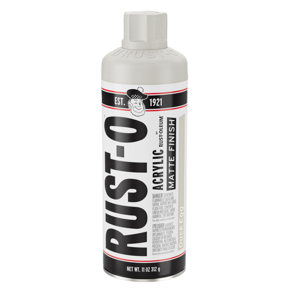 Rust-Oleum Rust-O Acrylic Artist Spray Paint  11 oz  Matte Duck Egg