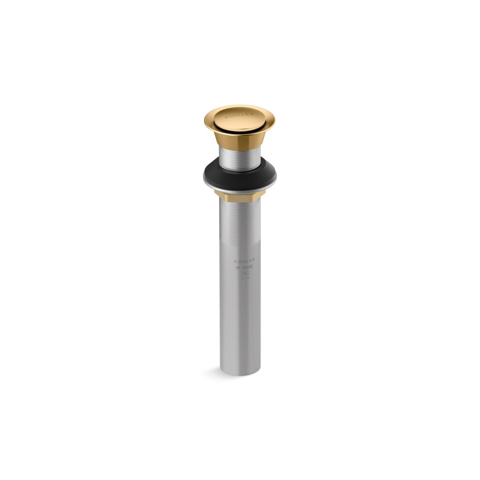 Photos - Bathroom Sink Kohler K-33151-2MB  clicker drain without overflow Vibrant Brushed Moderne Brass 33151-2MB 
