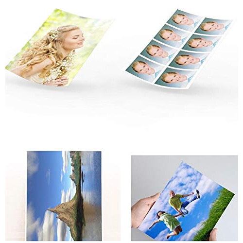 Fotopapper 5x7 tum hgblankt papper 100 ark 1