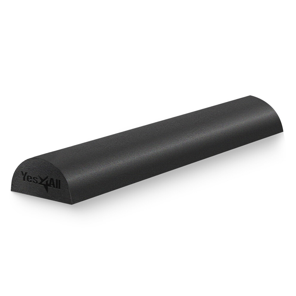 Yes4All Half Foam Rollers Soft Density Round PE Foam Roll for Back Massage Yoga Exercise - 24 inches
