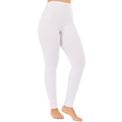 Fruit of the Loom Dames Micro Waffle Premium Thermo Set, Wit, 3X 2