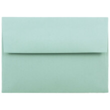 JAM PAPER A2 Premium kutsukirjekuoret - 4 3/8 x 5 3/4 - Aqua Blue - 100 / pakkaus