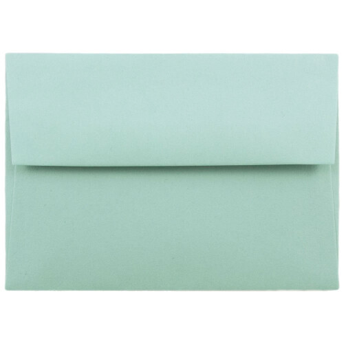 Jam Paper A2 Invito Premium buste - 4 3/8 x 5 3/4 - Aqua Blue - 100/Pack