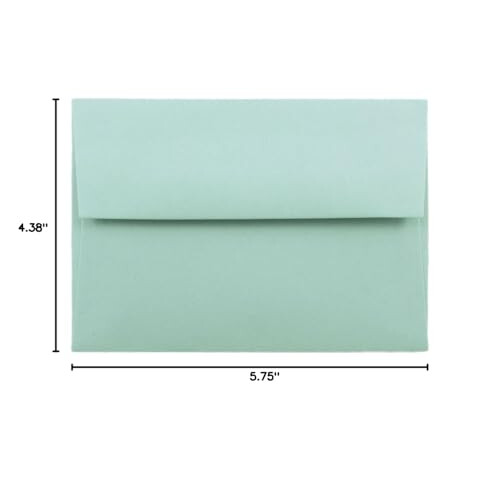 Jam Paper A2 Invito Premium buste - 4 3/8 x 5 3/4 - Aqua Blue - 100/Pack 2