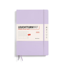 LEUCHTTURM1917 T denn pl novac na rok 2025 Zlo enie v pevnej v zbe (B5) Lilac (1. janu ra 31. decembra 2025)