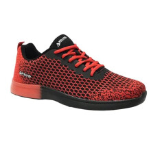 Pyramid Men's Path Lite Seamless Mesh Bowling Shoes - Red/Black Size 8