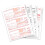 Blue Summit Supplies Formulários 1099 NEC 2024, Kit de 50 Formulários de 5 Partes, Compatível com QuickBooks 1