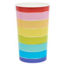 American Greetings Rainbow Party Supplies 22 oz. poh re (8 kusov)