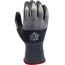 SHOWA - 381L-08 381 Leichte, atmungsaktive,   lbest  ndige Arbeitshandschuhe mit Nitrilbeschichtung, Gr    e L (12 Paar)