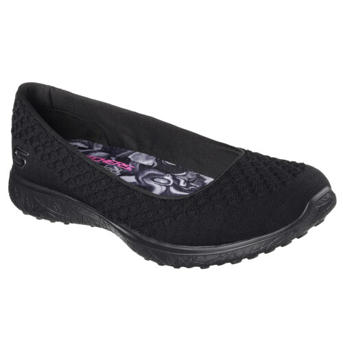 Skechers Skechers Damen Microburst One Up Sneaker, Schwarz, 7.5 US 1