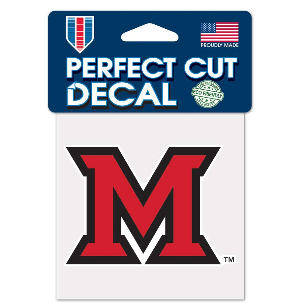 Wincraft Ncaa University Of Miami-Ohio Perfect Cut Color Decal 8"""" X 8"""" 032085520067