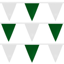 Water Gear Backstroke Flags - Meets All Regulations - Heavy-Duty Vinyl - Great for Swimmers and Divers - Competitive Swim Gear - Green/White