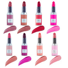 Hickey Lipstick Organic Long Lasting Gluten Free Lipstick REFILL Collection THE VAULT COLLECTION - 8 Refill Shades Red Hot Pink Nude Light Pink