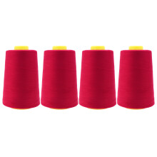 Mandala Crafts 4-pack Serger-trdar Cones Spolar - 40S/2 24000 Yards Polyester Tranbrstrdar fr Sergers-maskin och Overlock-quiltningssymaskin