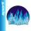 Sporti Fast Flames Silikone Badeh?tte - Multi Bl? 2