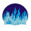 Sporti Fast Flames Silikone Badeh?tte - Multi Bl? 1