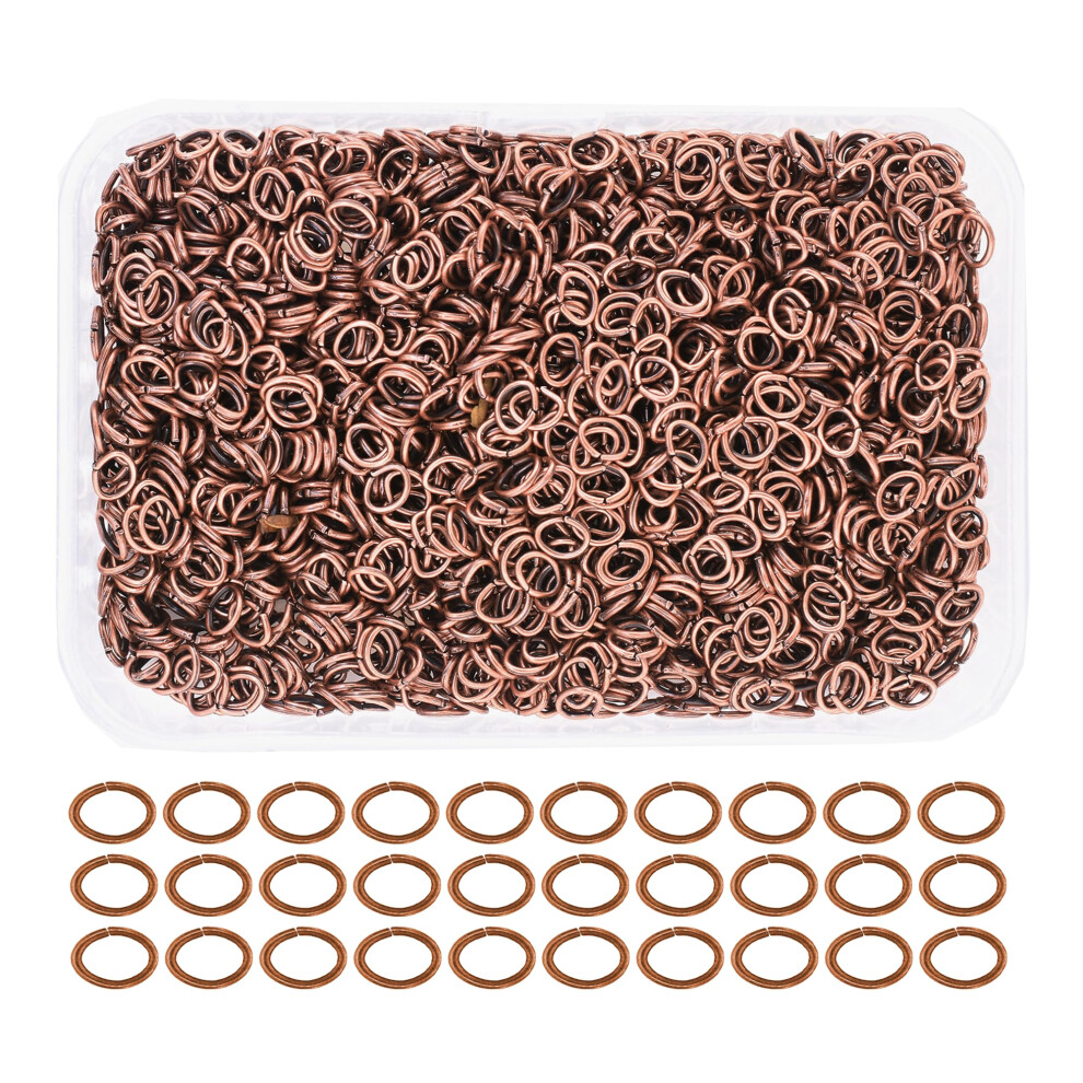Mandala Crafts 5X4Mm Antyczna Miedz Owalne Pierscionki Skokowe Plprodukty Do Bizuterii Metalowe Pierscienie Typu O Do Materialw Do Wyrobu Bizuterii-image