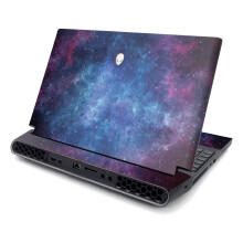 MightySkins Skin para Alienware AREA-51M R2 (2020) - Preto Abstrato | Protetor, Durável e Único