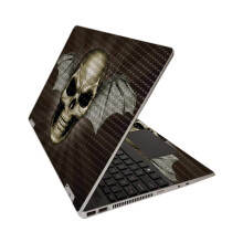 MightySkins Carbon Fiber Skin voor HP Pavilion x360 15" (2020) - Skeletor | Duurzaam, Beschermend