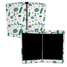 MIGHTY SKINS Carbon Fiber Skin for Microsoft Surface Duo - Science Cartoon | Protective Durable Textured Carbon Fiber Finish | Easy to Apply | Made