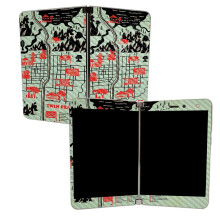 Mighty Skins Carbon Fiber Skin for Microsoft Surface Duo - Twin Peaks Map | Protective Durable Textured Carbon Fiber Finish | Easy to Apply | Made i