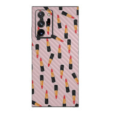 MightySkins Carbon Fiber Skin for Samsung Galaxy Note 20 Ultra 5G - Lipstick Pattern | Protective Durable Textured Carbon Fiber Finish | Easy to App