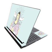 MightySkins Skin para Alienware M17 R3 (2020) & M17 R4 (2021) - Modern Lisa | Película Protetora | Fácil de Aplicar