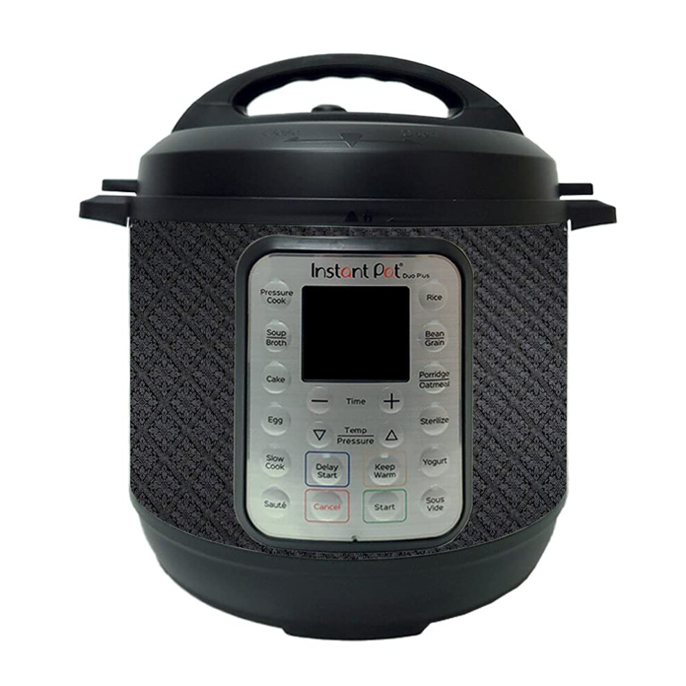 Funda De Fibra De Carbono Mightyskins Compatible Con Instant Pot Duo De 6 Cuartos - Glamurosa | Acabado Texturizado Protector Y Duradero De Fibra-image