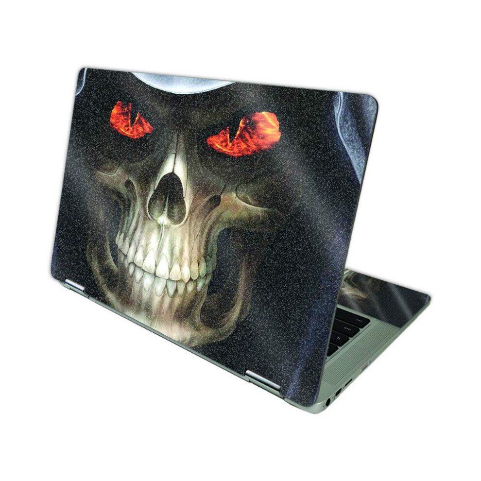 Mightyskins Glossy Glitter Skin Compatible With Hp Chromebook X360 14 (2021) - Evil Reaper | Protective Durable High-Gloss Glitter Finish | Easy To A 785590297954