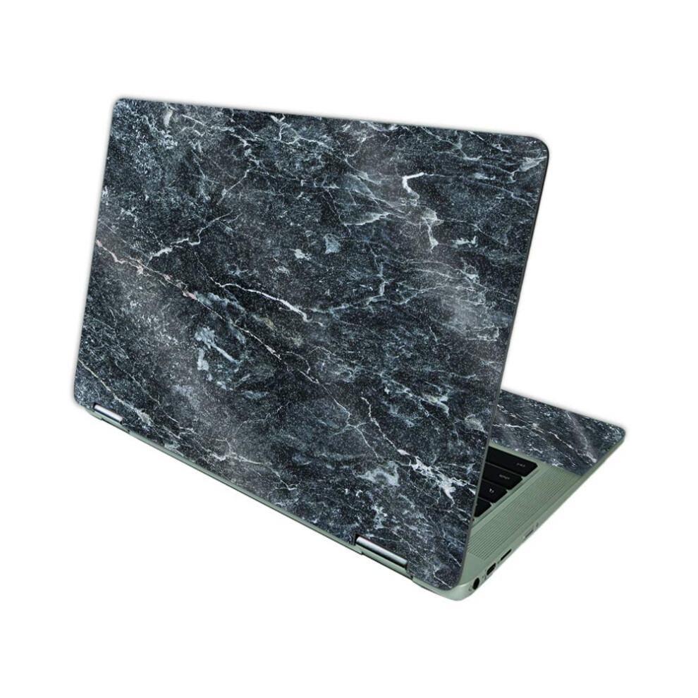 Mightyskins Glossy Glitter Skin Compatible With Hp Chromebook X360 14 (2021) - Marble | Protective Durable High-Gloss Glitter Finish | Easy To A Onyx 785590298715