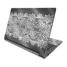 MightySkins Glossy Glitter Skin compatibile con Lenovo Yoga C940 14 (2020) - Pizzo Floreale | Finitura protettiva e durevole con glitter ad alta