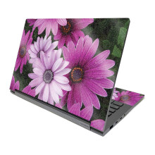 MightySkins Glossy Glitter Skin compatibile con Lenovo Yoga C940 14 (2020) - Fiori viola | Finitura protettiva e durevole con glitter lucidi | Fa