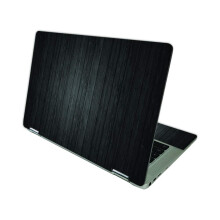 MightySkins Skin Compatível com HP Chromebook x360 14 (2021) - Madeira Preta | Protetor Durável e Único