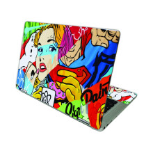 MightySkins Skin compatibile con HP Chromebook x360 14 (2021) - Cartoon Mania | Cover protettiva in vinile resistente e unica | Facile da applica