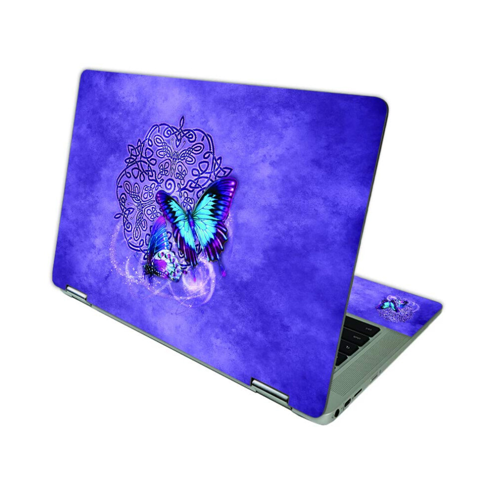 Mightyskins Skin Compatible With Hp Chromebook X360 14 (2021) - Celtic Butterflies | Protective Durable And Unique Vinyl Decal Wrap Cover | Easy To 785590304102