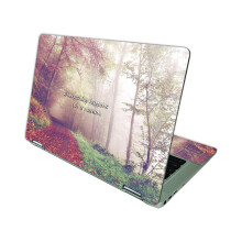 MightySkins Skin Compatible with HP Chromebook x360 14 (2021) - Happens for A Reason | Protective Durable and Unique Vinyl Decal wrap Cover | Easy