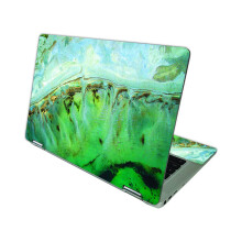 MightySkins Skin Compatível com HP Chromebook x360 14 (2021) - Green Shell