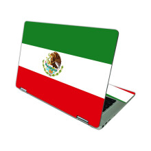 MightySkins Skin Compatible with HP Chromebook x360 14 (2021) - Mexican Flag | Protective Durable and Unique Vinyl Decal wrap Cover | Easy to Apply