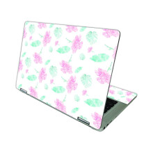 MightySkins Skin Compatible with HP Chromebook x360 14 (2021) - Paper Flowers | Protective Durable and Unique Vinyl Decal wrap Cover | Easy to Appl