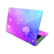 MightySkins Skin compatibile con HP Chromebook x360 14 (2021) - Diamante Rosa | Cover protettiva in vinile resistente e unica | Facile da applica