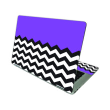 MightySkins Skin kompatibilis a HP Chromebook x360 14 (2021) kszlkkel - Lila Chevron | Vdo, tarts s egyedi vinyl matrica burkolat | Knnyen alk