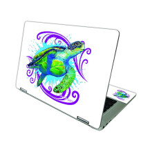 Mightyskins Skin compatible con HP Chromebook X360 14 (2021) - Sea Turtle Splash | Cubierta protectora de calcomana de vinilo duradera y nica | Fc