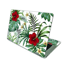 MightySkins Skin Compatible with HP Chromebook x360 14 (2021) - Tropical Hibiscus | Protective Durable and Unique Vinyl Decal wrap Cover | Easy to