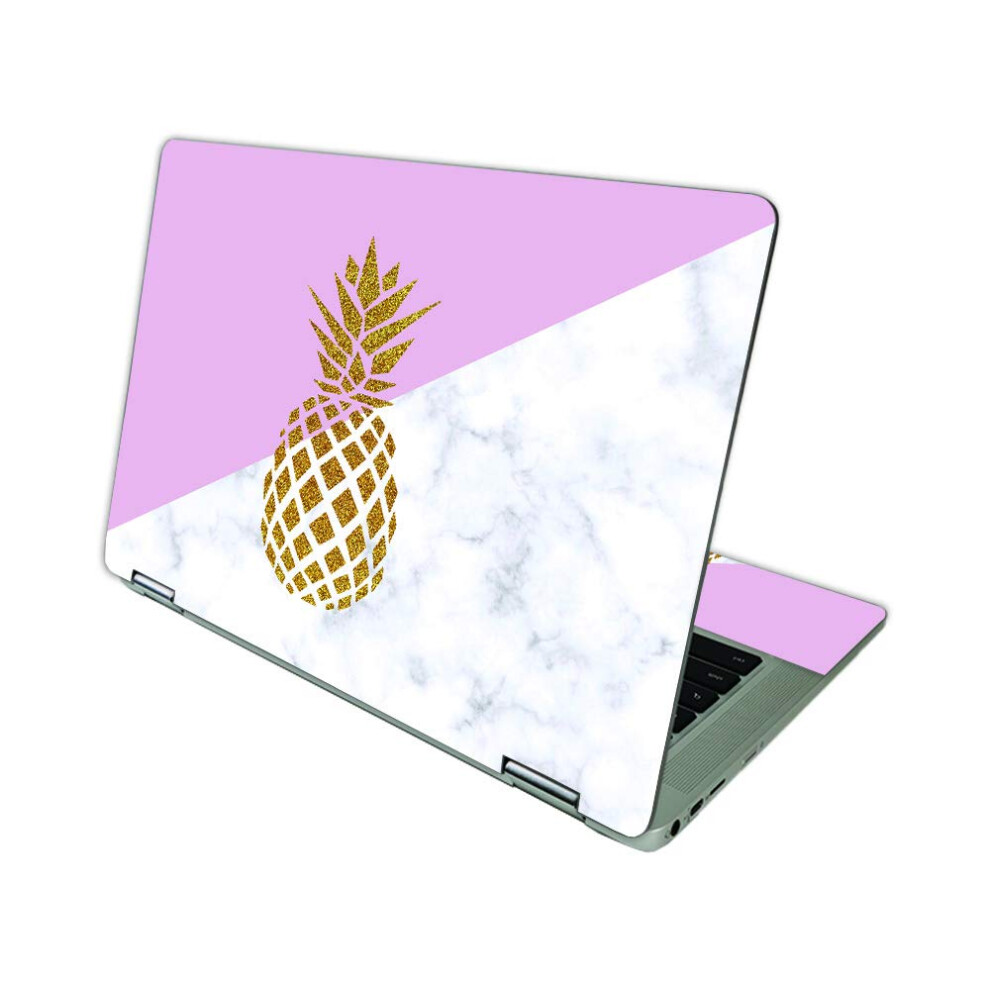 Mightyskins Skin Compatible With Hp Chromebook X360 14 (2021) - Pretty Pineapple | Protective Durable And Unique Vinyl Decal Wrap Cover | Easy To Ap 785590307097