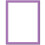Basic Border Brevhoved Laser & Inkjet Printer Papir - Brights (lilla 100 Pack) 1