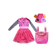 (Skye,S)Paw Patrol Kinder Cosplay Kostüm Set Halloween Party Requisiten Hut Rucksack Geschenk